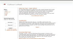 Desktop Screenshot of cultuurlokaal.patchingzone.net