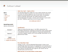 Tablet Screenshot of cultuurlokaal.patchingzone.net